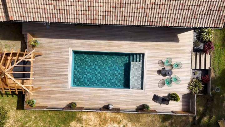 Pose de terrasse en bois Dax