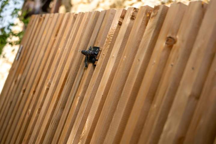 Installation clôture bois Dax